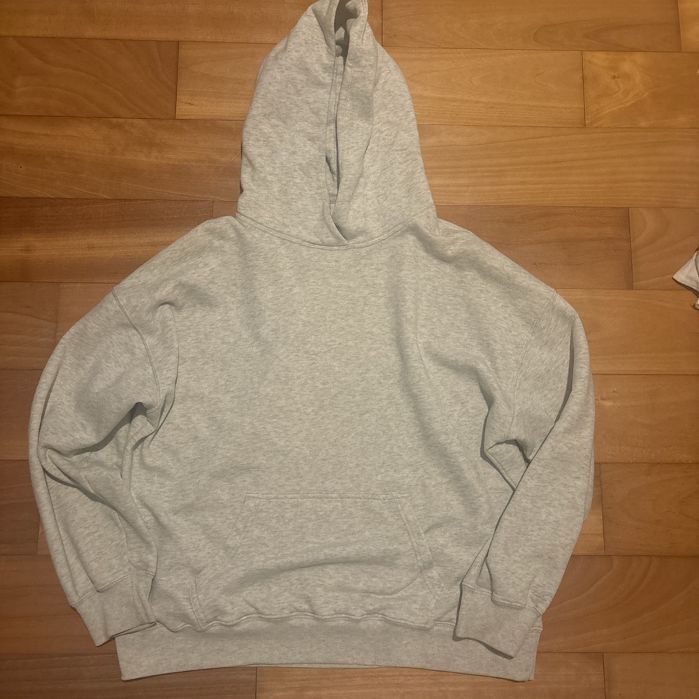 Hollister Light Gray Hoodie Sweater